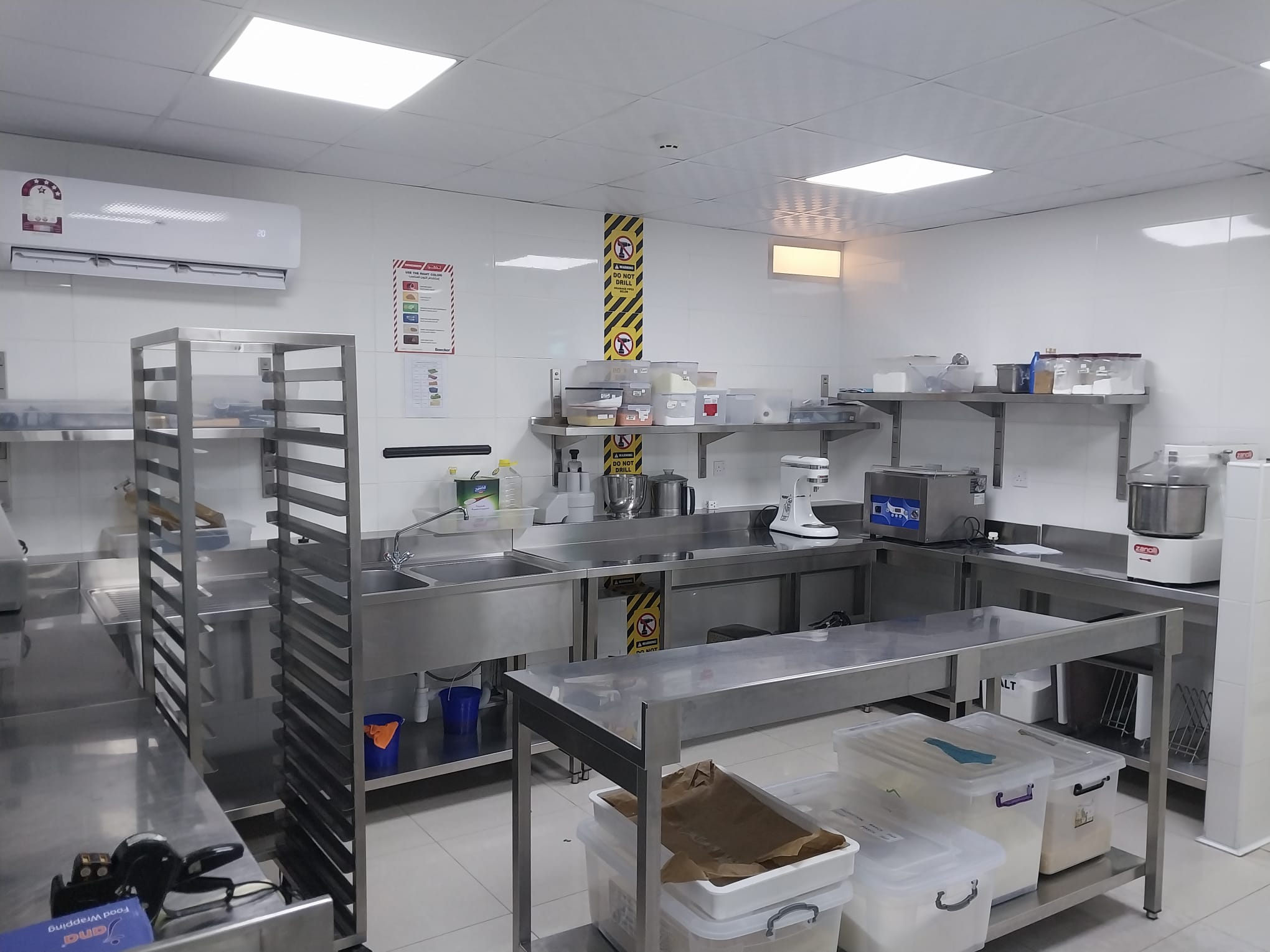 Fitted commercial kitchen at Zen Cuisine